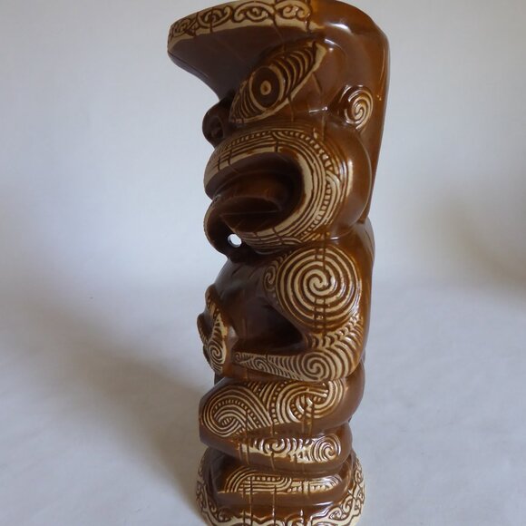 NEW 2014 CRAZY AL EVANS TEKO TEKO MANAIA MAORI CERAMIC TIKI MUG - Picture 8 of 12